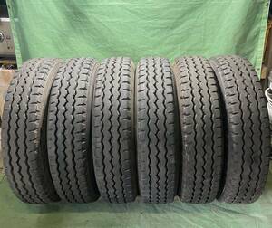 225/80R17.5 123/122 L LT BRIDGESTONE G588 6本 新車外しタイヤ　送料無料