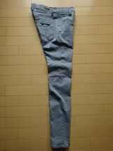 【NICOLE CLUB FOR MEN】ストレッチパンツ ライトブルー系 SIZE:44 (ニコルクラブフォーメン,ハイダウェイニコル)_画像3