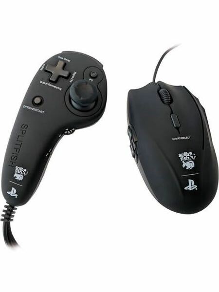 328(ソニー公式ライセンス商品 SplitFish FragFX Piranha ピラニア PS4/PS3 ゲーミングマウス キーパッド 左手デバイス 片手キーボード 