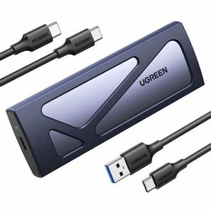 369(UGREEN M.2 SSD 外付けケース-M.2 NVME/PCIE SSD ケース USB C 3.2 Gen 2接続 UASP対応 10Gbps高速転送速度 アルミ制 8TB容量対応 