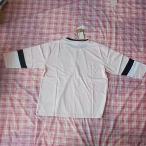 ARCADE アーケード Lサイズ L ピンク 七分袖 シャツ Tシャツ メンズ 配色ライン切り替え 7分丈 カットソー トップス 7分シャツ IS137-723の画像6