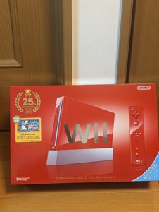 ★新品未開封★任天堂 Wii本体25 周年仕様 Anniversary 【スーパーマリオブラザーズ本体内蔵 】アカ色仕様