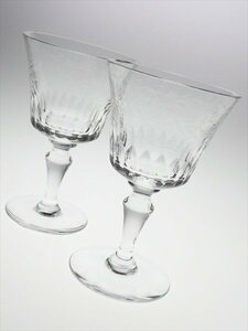 n20 Baccarat バカラ クリスタル パルメ ペア ワイングラス 2客