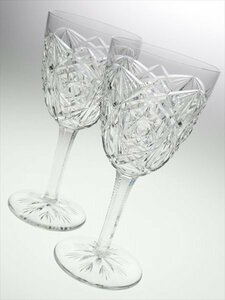 n170 Baccarat バカラ クリスタル 最高級シリーズ ラグニー ラニー カット ペア 大型 Lサイズ ワイングラス 2客