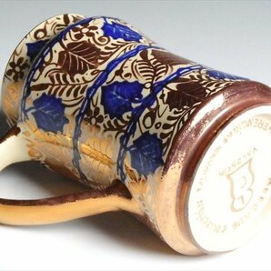 N978 キリンビアマグコレクション 地中海陶器シリーズ マニセス ラスター彩 ビアマグ ジョッキの画像5