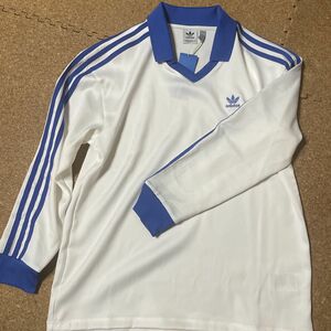 adidas アディダス スリーストライプス サテン 長袖Tシャツ XL 