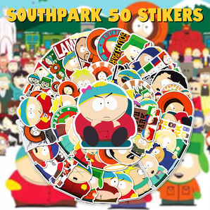サウスパーク ステッカー 50枚セット PVC 防水 シール 大量 South Park アニメ キャラクター アメリカ 下ネタ ブラックジョーク