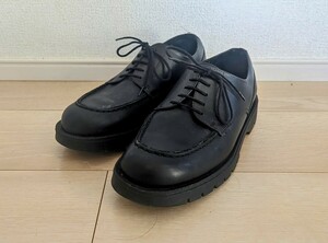 KLEMAN FRODA Uチップ サイズ41（26.0cm、26.5cm） レザーシューズ 革靴 ブラック 黒 クレマン 定番 厚底 ワークシューズ ビジネスシューズ