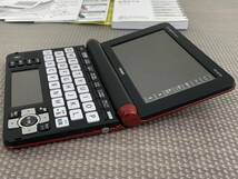 ★12876 カシオ/CASIO 電子辞書 EX-word XD-U6100DR レッド 箱 付属品★_画像8