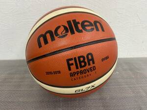 12949★JBA molten モルテン バスケットボール FIBA OFFICIAL GAME BALL GL7X 公式試合球 天然皮革 7号球