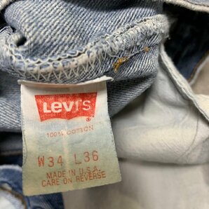 USA製 80年代 Levi's 501 ビンテージ デニム 34×36 刻印532 MADE IN USA 80sの画像4