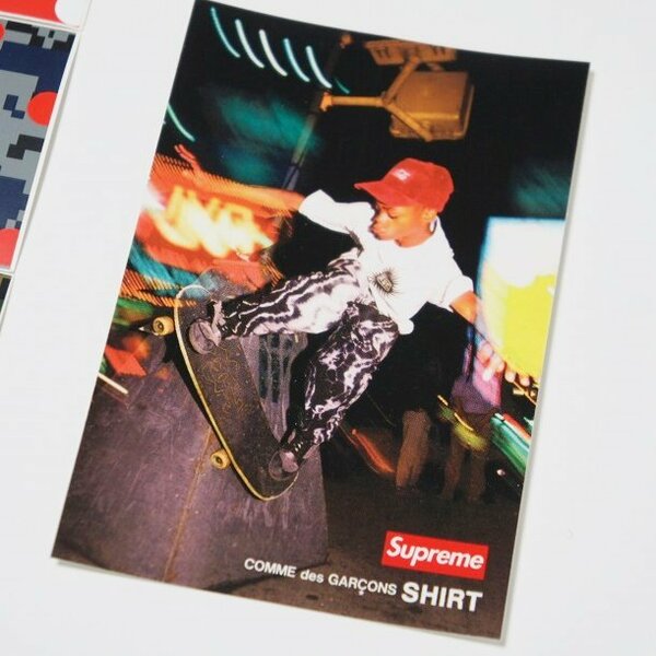 完売 2014SS Supreme ギャルソン Square Harold Sticker 1枚 COMME des GARCONS SHIRT Supreme cdg 新品未使用 