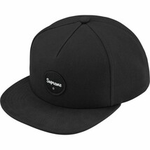 2024完売 Supreme Twill Patch 5-Panel シュプリーム キャップ 24SS BLACK ブラック boxlogo ボックスロゴ_画像1