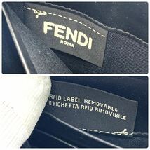 超希少デザイン●FENDI フェンディ ラウンドファスナー ジップ パイソン スタッズ ビジュー ジッピーウォレット 長財布 レディース メンズ_画像10