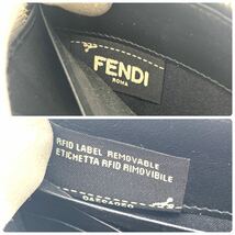 超希少【入手困難】フェンディ FENDI クロコダイル パイソン 長財布 バグズアイ モンスター パイソン ラウンドファスナー ジップ メンズ 黒_画像9