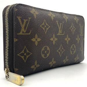 【美品】LOUIS VUITTON ルイヴィトン モノグラム ジッピーウォレット ラウンドファスナー 長財布 ウォレット M60017 メンズ レディース 1円