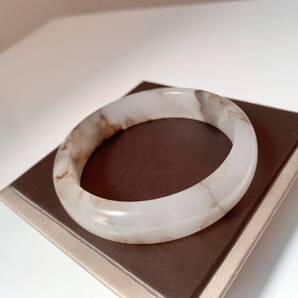 ◇戈壁玉◇バングル◇パワーストーン◇天然石◇翡翠・ヒスイ◇巾着袋付き◇プレゼントにも 021G31908