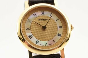 美品 バーバリー 6000L クォーツ レディース 腕時計 Burberry