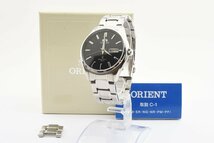 箱入り 稼働品 オリエント デイデイト 裏スケ M6W-C0-B 自動巻き メンズ 腕時計 ORIENT_画像2