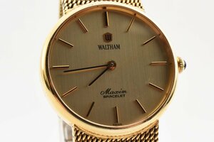 ウォルサム マキシム ブレスレット 手巻き ゴールド レディース 腕時計 WALTHAM