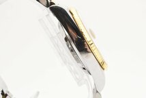 稼働品 エルジン 石付き デイト ラウンド ゴールド FK-522-A 自動巻き メンズ 腕時計 ELGIN_画像8