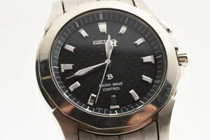 セイコー ブライツ ブラックフェイス 5821-0AA0 クォーツ メンズ 腕時計 SEIKO