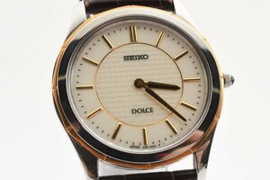 セイコー ドルチェ ラウンド 4J40-0AB0 クォーツ メンズ 腕時計 SEIKO