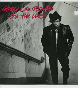 LP ゲイリー U.S. ボンド　ニューヨーク万才!! GARY U.S.BONDS / ON THE LINE【J-858】