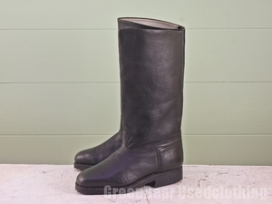 X829* Vintage Police boots black black lady's 24.5cm about 