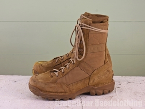 X942 USA製 ダナー Danner ビンテージ コンバットブーツ 良い味 コヨーテ 茶 ブラウン メンズ 44 27cm