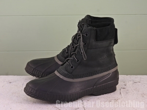X972 мужской SOREL боты winter ботинки чёрный черный 29cm