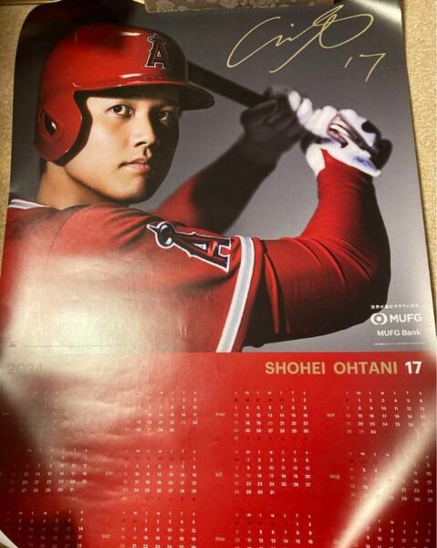 2024年　大谷翔平　ポスターカレンダー　エンゼルス