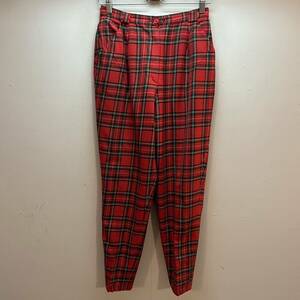  Christian Dior sport check pattern slacks pants M