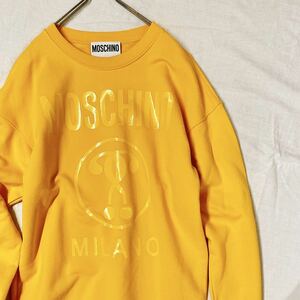  Moschino Logo sweat pants long sleeve sweat yellow yellow color 