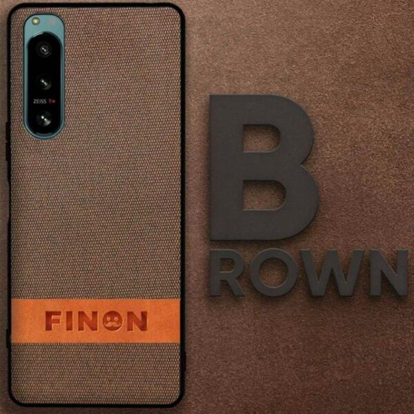 FINON Xperia 5 IV ケース SO-54C ブラウン 茶色