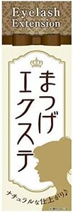 のぼり旗 まつげエクステ/まつエク/美容/サロン 180×60cm A柄 A-196 区分60Y