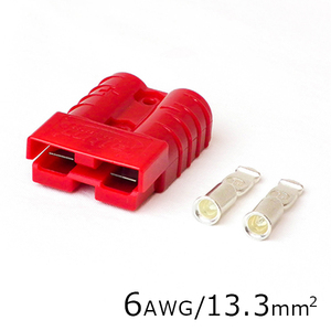 配線コネクター 6AWG 【1個セット】 バッテリーケーブル バッテリーアダプター コネクタプラグ 13610 区分C