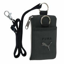 【送料無料】PUMA プーマ パスケース コインケース 【ブラック】 財布 定期入れ キッズ財布 コインケース 小学生 男の子 クツワ PM382_画像1