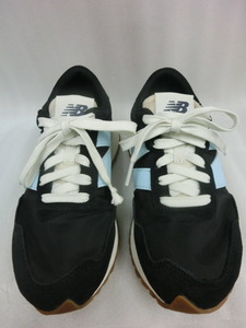 NEW BALANCE used sneakers WS237GD 22.5cm black black light blue lady's New balance shoes shoes shoes 