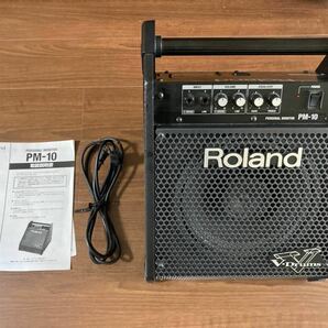 【中古品】 Roland 電子ドラム用 アンプ内蔵スピーカ PM-10 Personal Monitor for V-Drums