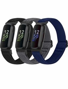 Fitbit Inspire 3/Inspire 2/Inspire/Inspire HR/Ace 2/Ace 3 バンド　3本