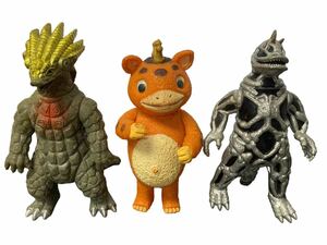 まとめ 3体セット売り 怪獣ブースカ ブースカ シーボーズ サラマンドラ フィギュア ソフビ マスコット 怪獣 亡霊怪獣 円谷プロ 昭和レトロ