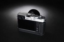 新品 本革 富士フイルム FUJIFILM XE4/X-E4 用カメラケース ブラック_画像7