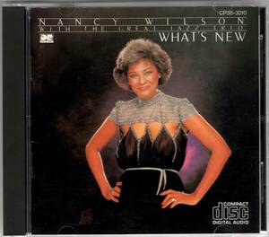 CD ジャズ●ナンシー・ウィルソン・ウィズ・ザ・グレート・ジャズ・トリオ（初期盤・CBS/SONY刻印）