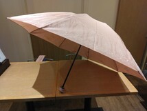 《中古》レディース 折りたたみ傘 50㎝ ピンク 雨傘 c110/60_画像4