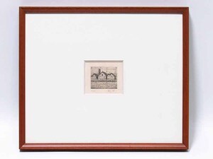 Art hand Auction [GINZA Picture Gallery] Ryonosuke Fukui Copperplate Print Mitsu no Ie Limited Edition/Hand Signed/Affordable Size T3F0D5G3S, artwork, print, copperplate print, etching