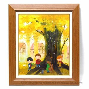 Art hand Auction [银座美术馆] 哈里达夫油画No.8, 记忆, 秋天, 童话, 和 Nyan 是可爱的独一无二的物品 S61L8L0U1X9J9D, 绘画, 油画, 肖像