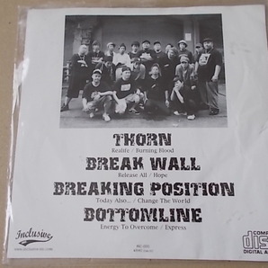 CDハードコア EXCLUSIVE HARDCORE SPLIT 2005・THORN / BREAK WALL / BREAKING POSITION / BOTTOMLINEの画像2