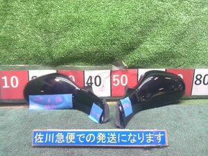 ホンダ ビート PP1 純正 左右 サイド ミラー ドアミラー 塗替品 赤⇒黒 手動ミラー 左右とも取付部分剥げ有り 塗装ゴミ入り 傷有り