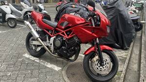 YAMAHA Yamaha TRX850 middle twin sport Yoshimura back step Brembo comfortable equipment attaching light maintenance settled . vehicle inspection "shaken" R6/10 till 